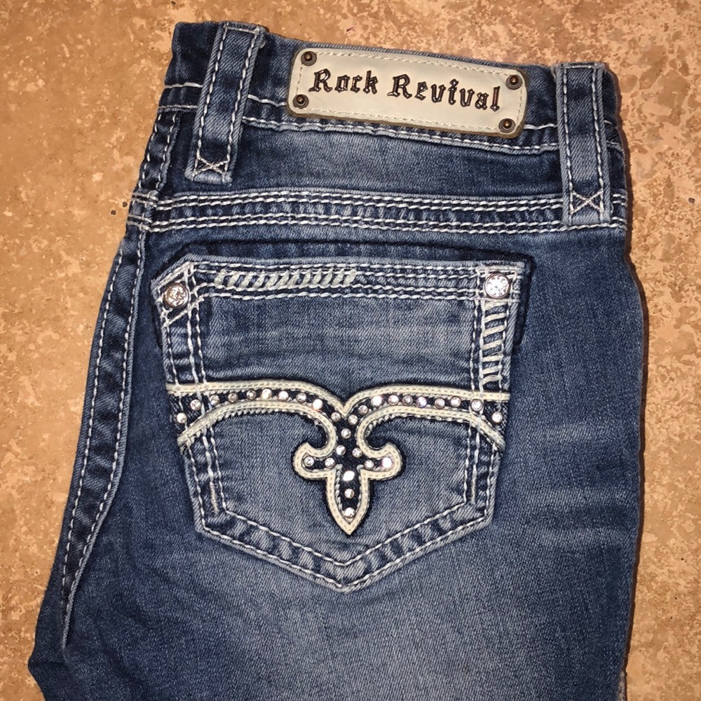 Rock Revival crop jean